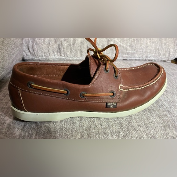 Levi’s brown leather men’s shoes, size 7.5M - Picture 5 of 10